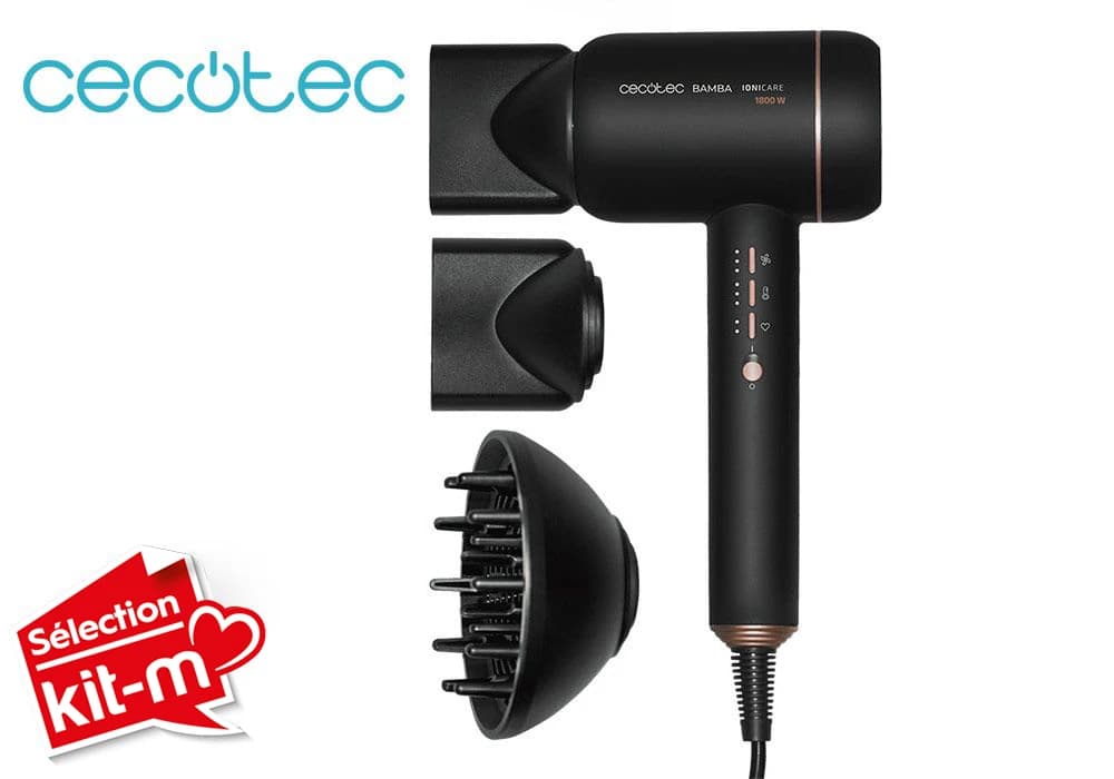 Sèche-Cheveux Bamba Ionicare 6000 Rockstar Fire Cecotec (04226) - Image 1