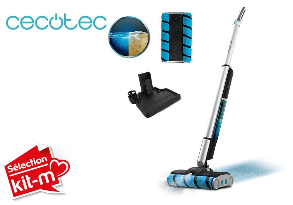 Aspirateur Balai Nettoyeur FreeGo Wash Twice Spray Cecotec (4552) - Image 1