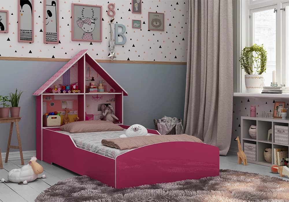 Lit Maison CASINHA Blanc - Image 3