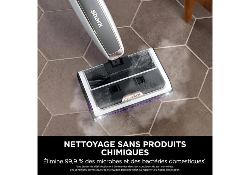 Balai Vapeur avec Rouleau Brosse SteamPickUp Shark (SD200EU) - Image 3