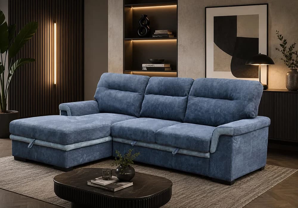 Salon d'Angle Convertible LUDIVINE (H8929) - Image 3