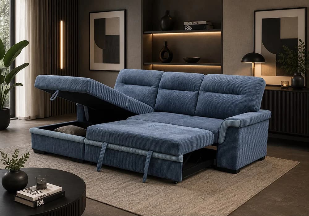 Salon d'Angle Convertible LUDIVINE (H8929) - Image 2