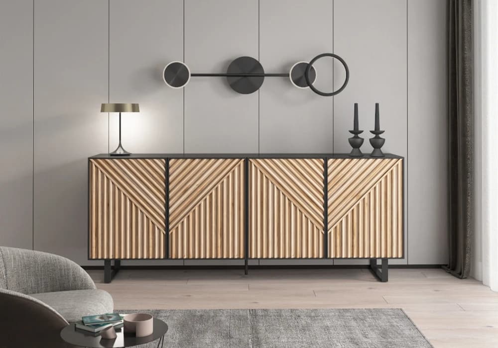 Buffet Bas 4 Portes (Collection Alana) - Image 2