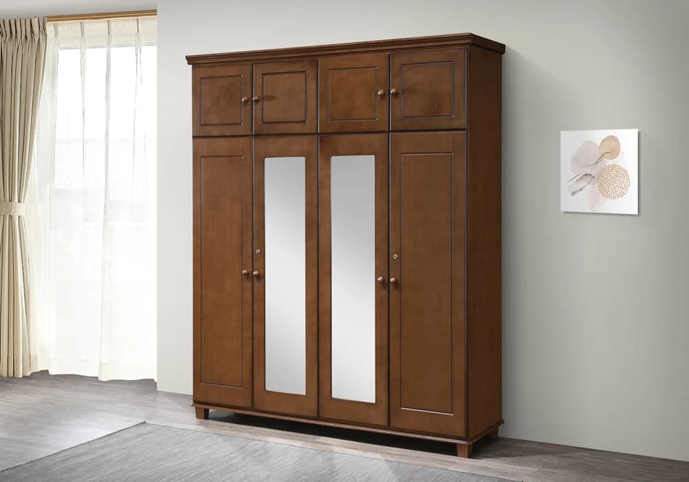 Armoire 8 Portes avec Miroirs PK Oak Marcus - Image 1