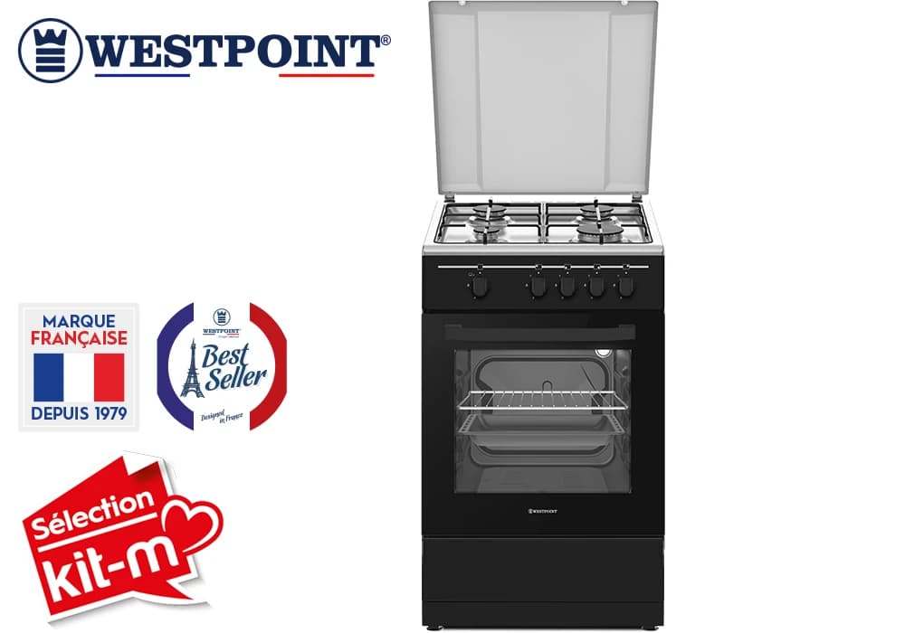 Cuisinière 4 Feux Gaz Westpoint (WCBM5640GFIXN) - Image 1