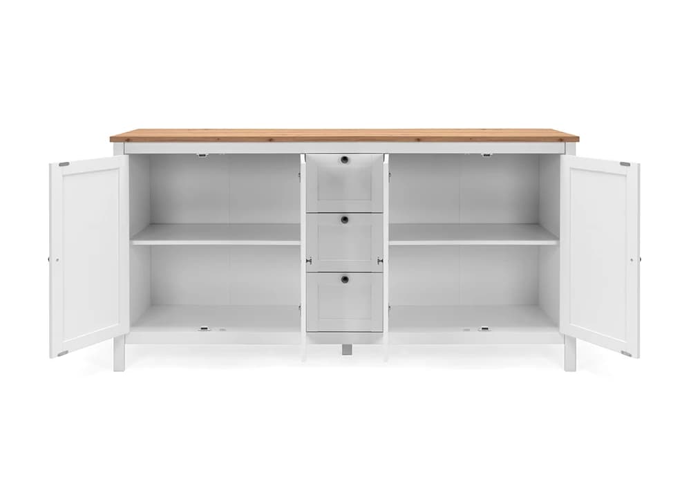 Buffet 4 Portes 3 Tiroirs Bergen - Image 3