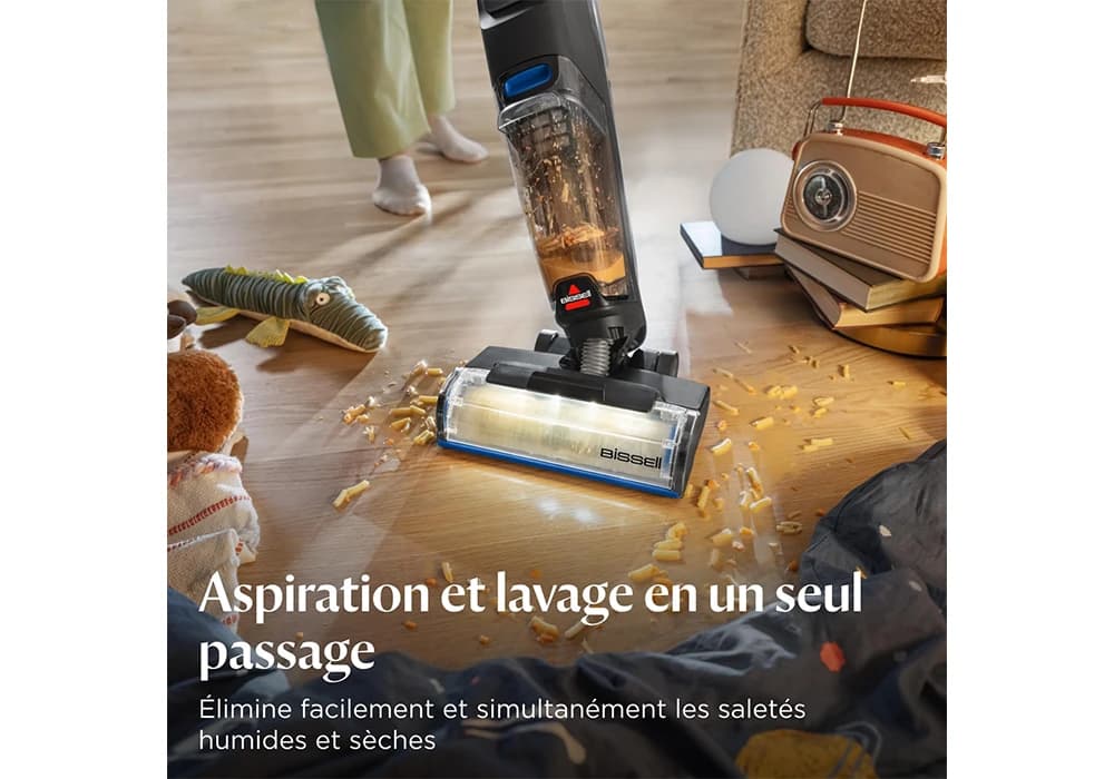 Aspirateur Balai Nettoyeur sans Fil Crosswave of Select Bissell (4007N) - Image 3