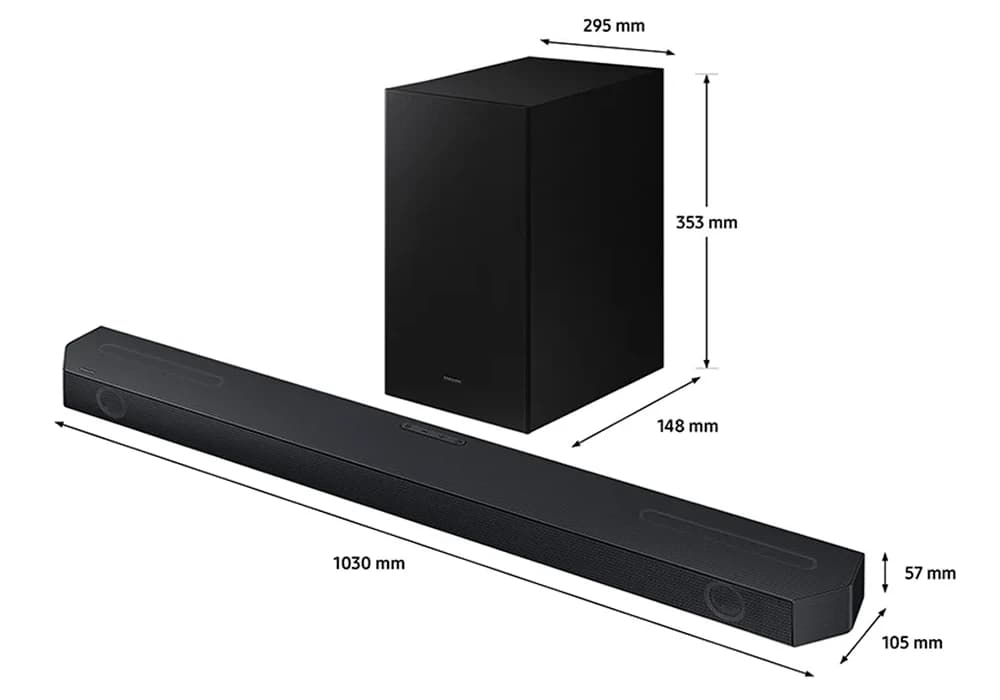 Barre de Son Q-Series 3.1.2 Samsung (HWQ600C) - Image 3