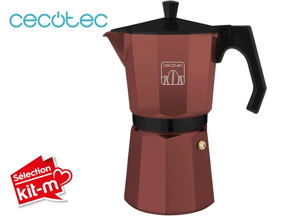 Cafetière Italienne Mokclassic 900 Garnet Cecotec (01664) - Image 2