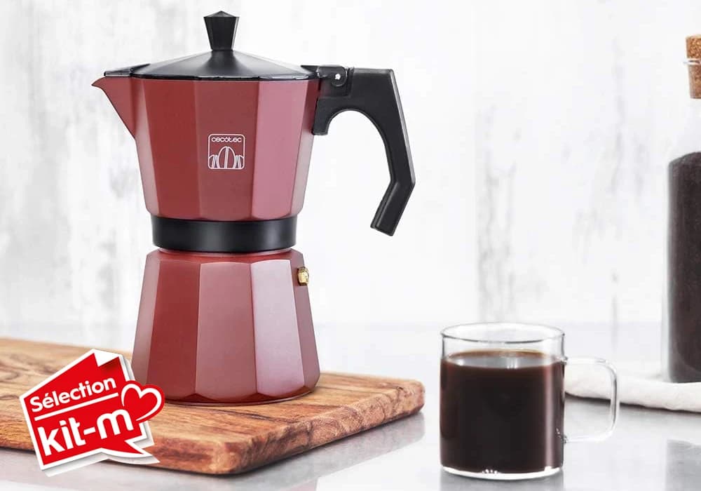 Cafetière Italienne Mokclassic 900 Garnet Cecotec (01664) - Image 1