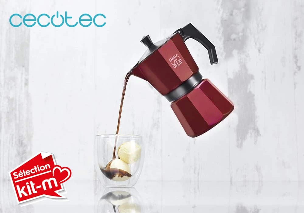 Cafetière Italienne Mokclassic 900 Garnet Cecotec (01664) - Image 3