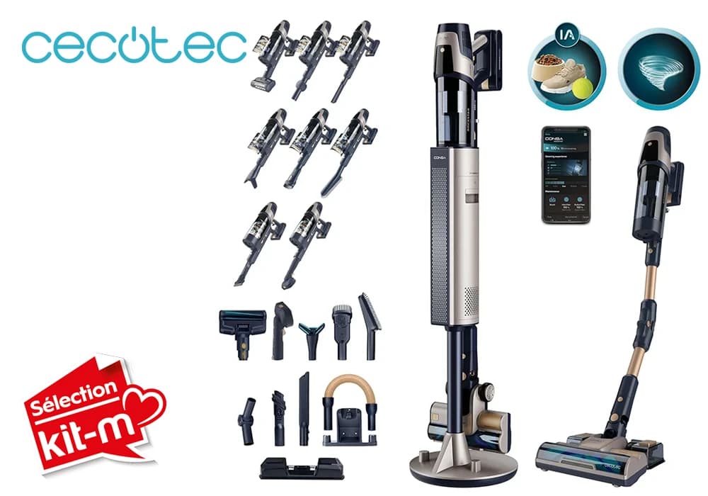 Aspirateur Balai sans Fil Conga Rockstar 11500 Odyssey Station Connected IA Cecotec (A01_EU01_101573) - Image 1