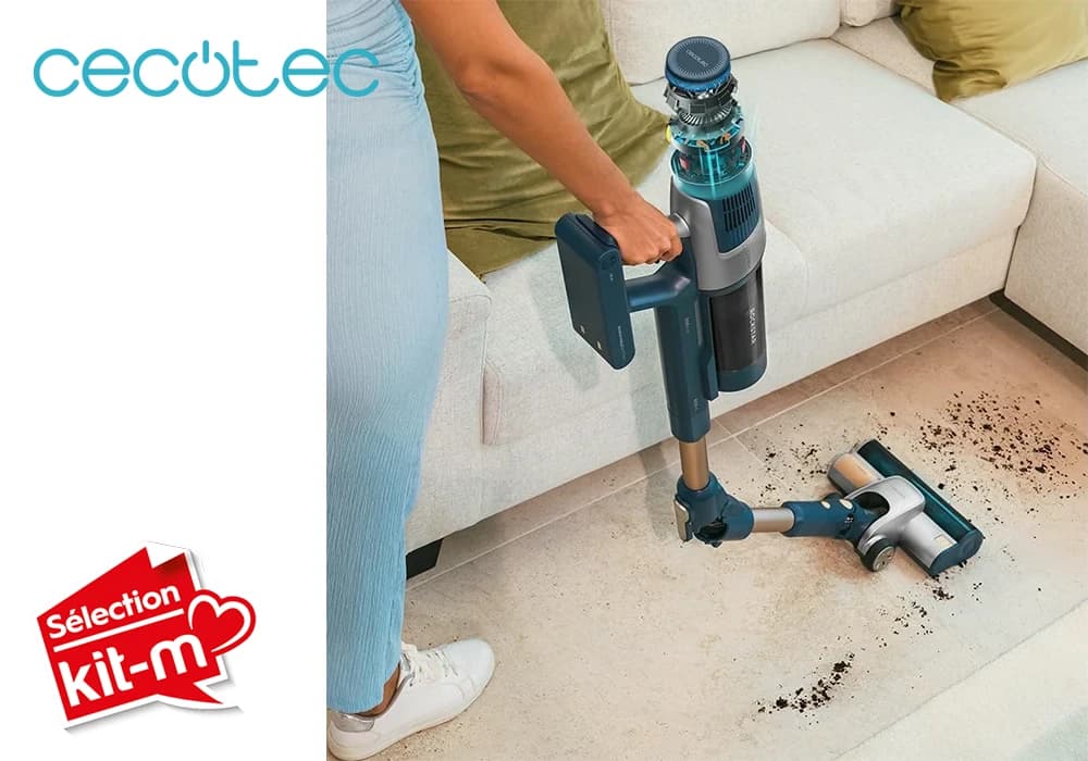 Aspirateur Balai sans Fil Conga Rockstar 11500 Odyssey Station Connected IA Cecotec (A01_EU01_101573) - Image 4