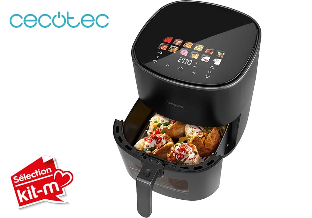 Friteuse Air Fryer CECOFRY&GRILL DUOHEAT 6500 Cecotec (A01_EU01_100500) - Image 2