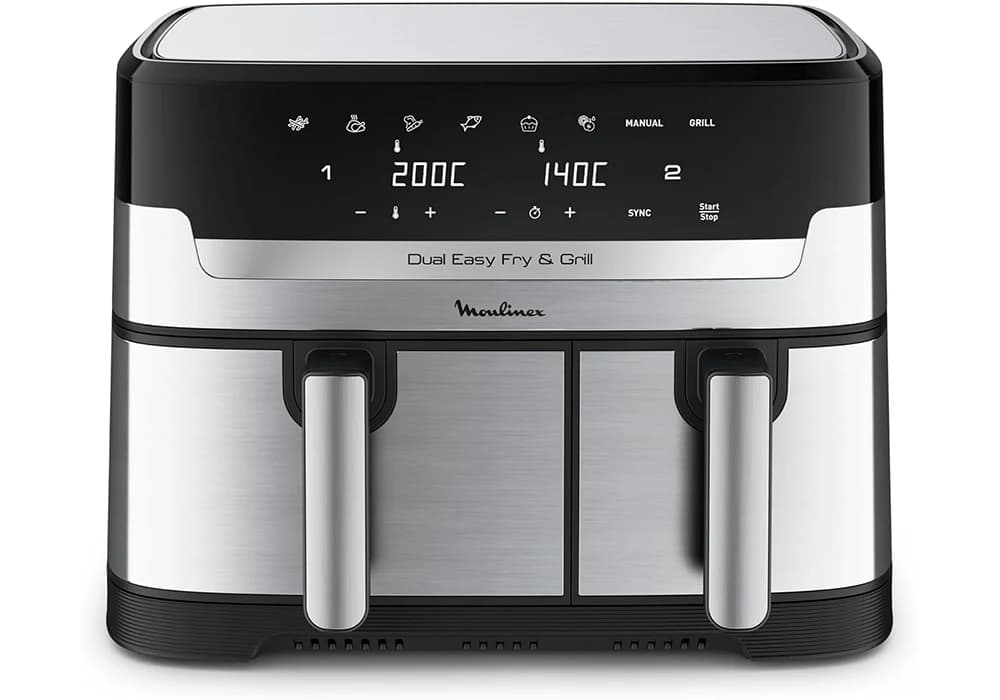 EASY FRY &GRILL DUAL Inox 8,4L (5,2L+3,2L) Moulinex (EZ905) - Image 1
