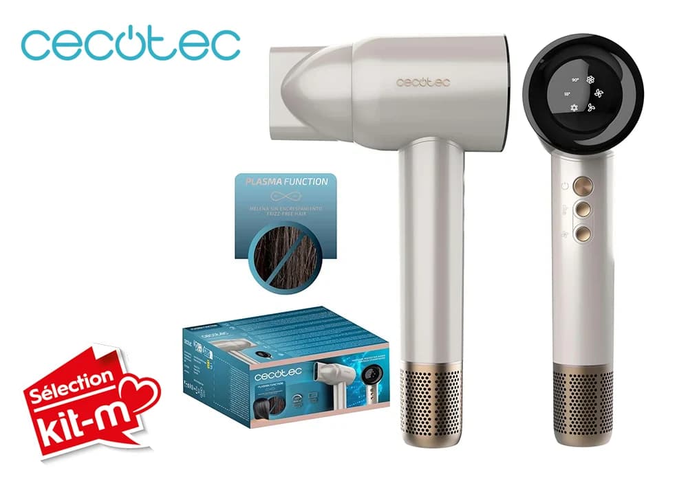 Sèche-Cheveux IoniCare RockStar Nano IonTech Champagne Cecotec (A01_EU01_101445) - Image 1