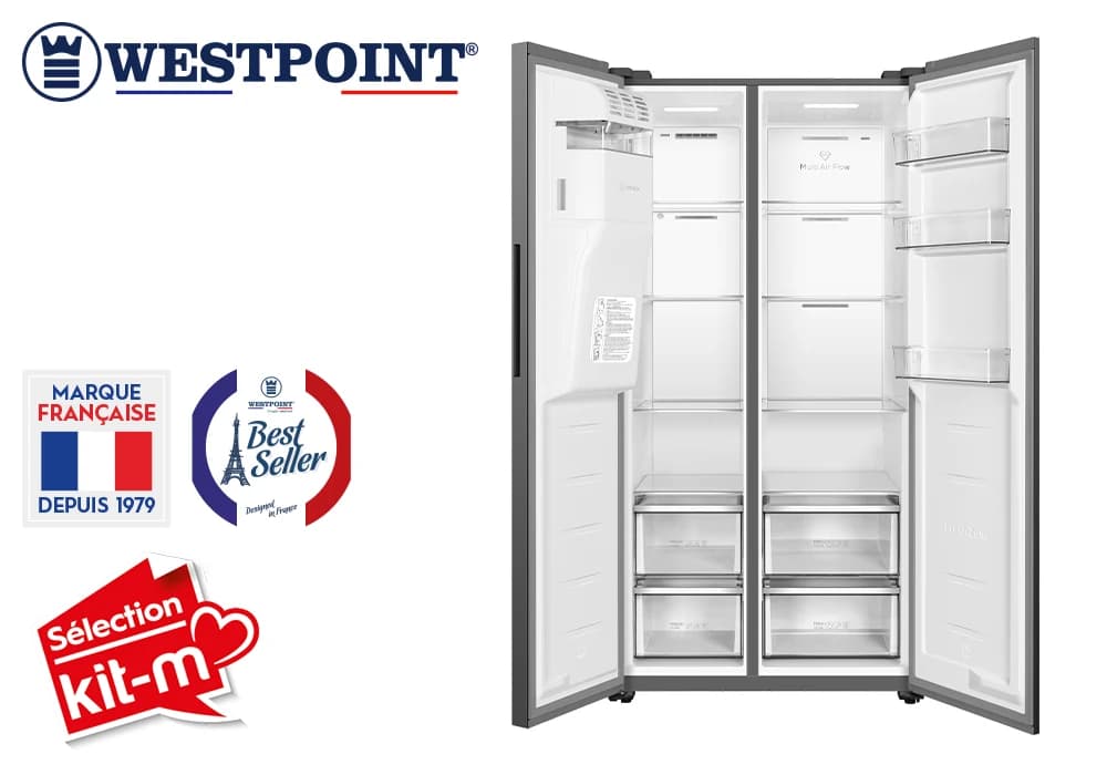 Réfrigérateur Américain 2 Portes Westpoint (WSTW-65E25.EWDX) - Image 2