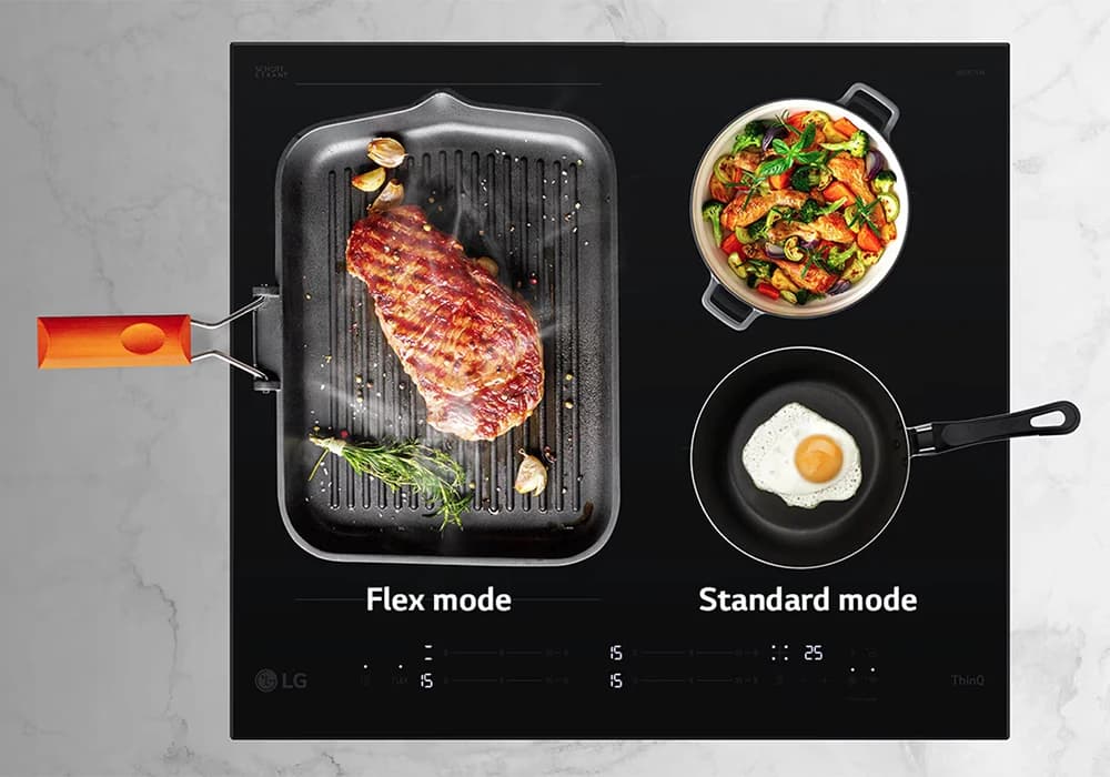 Table de Cuisson 4 Foyers FLEX Induction LG (CBIZ2435B) - Image 2