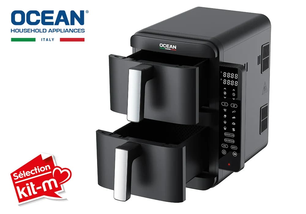 Friteuse Air Fryer 9L Double Bac Ocean (OCAFK24902DN) - Image 3