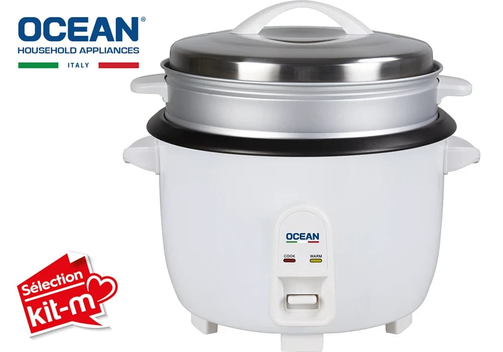 Cuiseur à Riz Blanc 3,6L Ocean (OCRCR3613WX) - Image 1