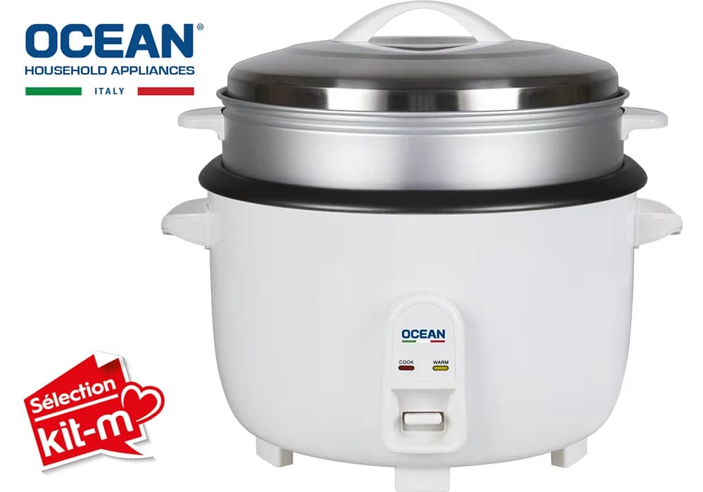 Cuiseur à Riz Blanc 5.6L Ocean (OCRCR5620WX) - Image 1