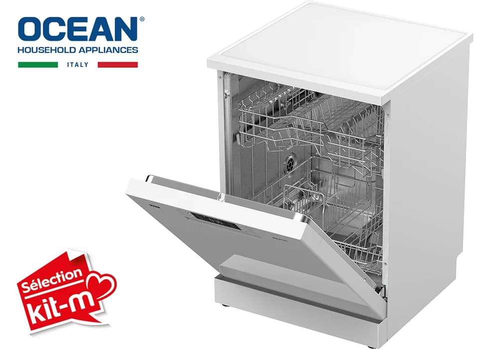 Lave-Vaisselle 13 Couverts Blanc Ocean (OSDW8131FP3) - Image 2