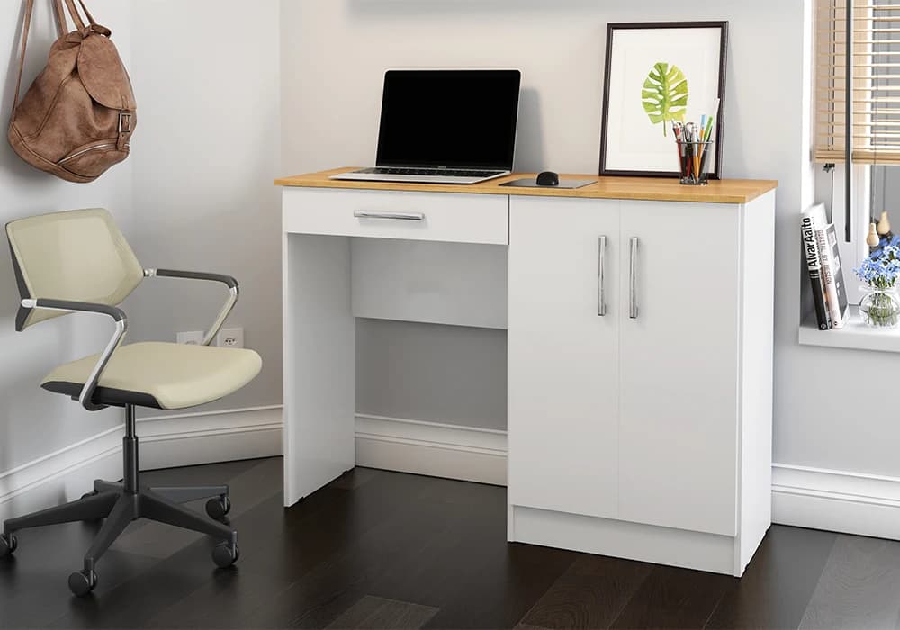 Bureau 2 Portes 1 Tiroir SPACE - Image 1