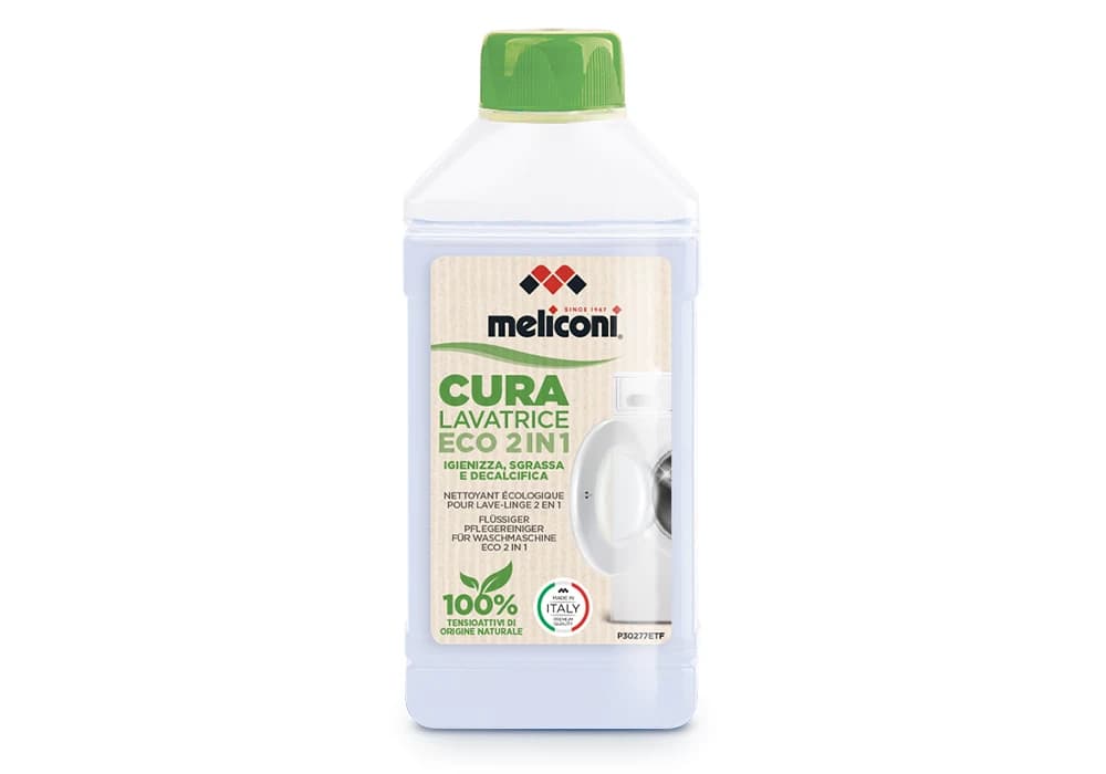 Nettoyant Écologique pour Lave-Linge (2x250ml) Cura Lavatrice Meliconi (656161) - Image 1