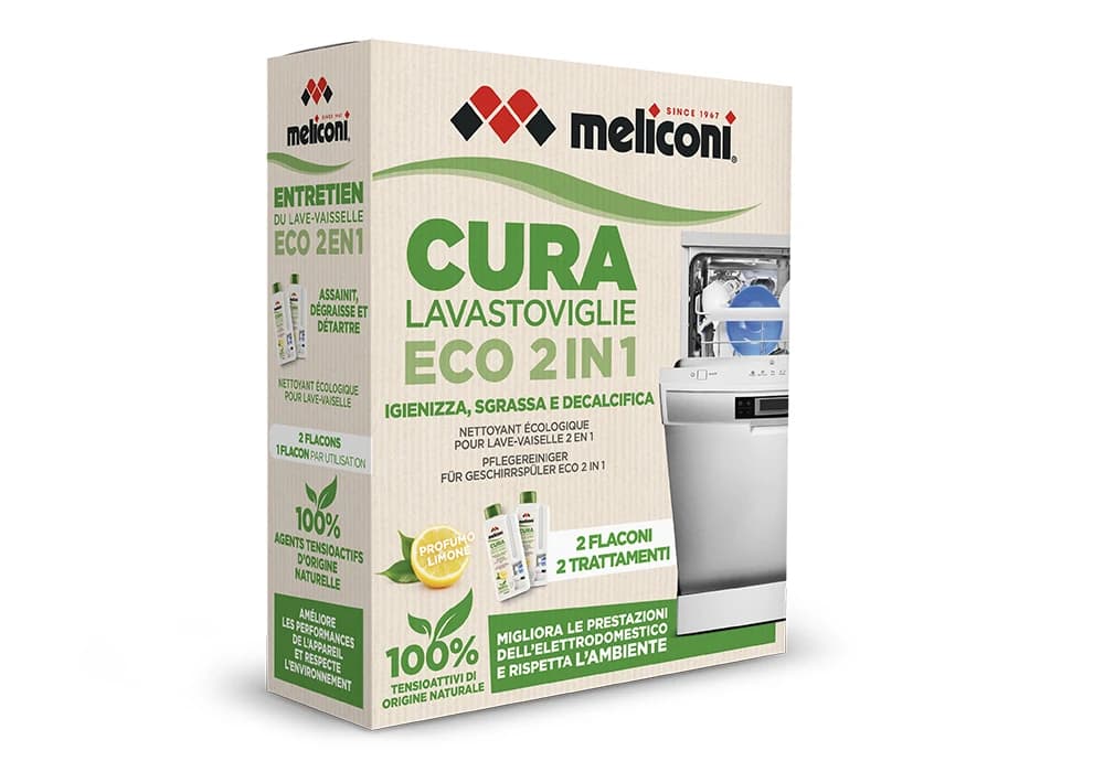 Nettoyant Écologique pour Lave-Vaisselle (2x250ml) Cura Lavastoviglie Meliconi (656162) - Image 3