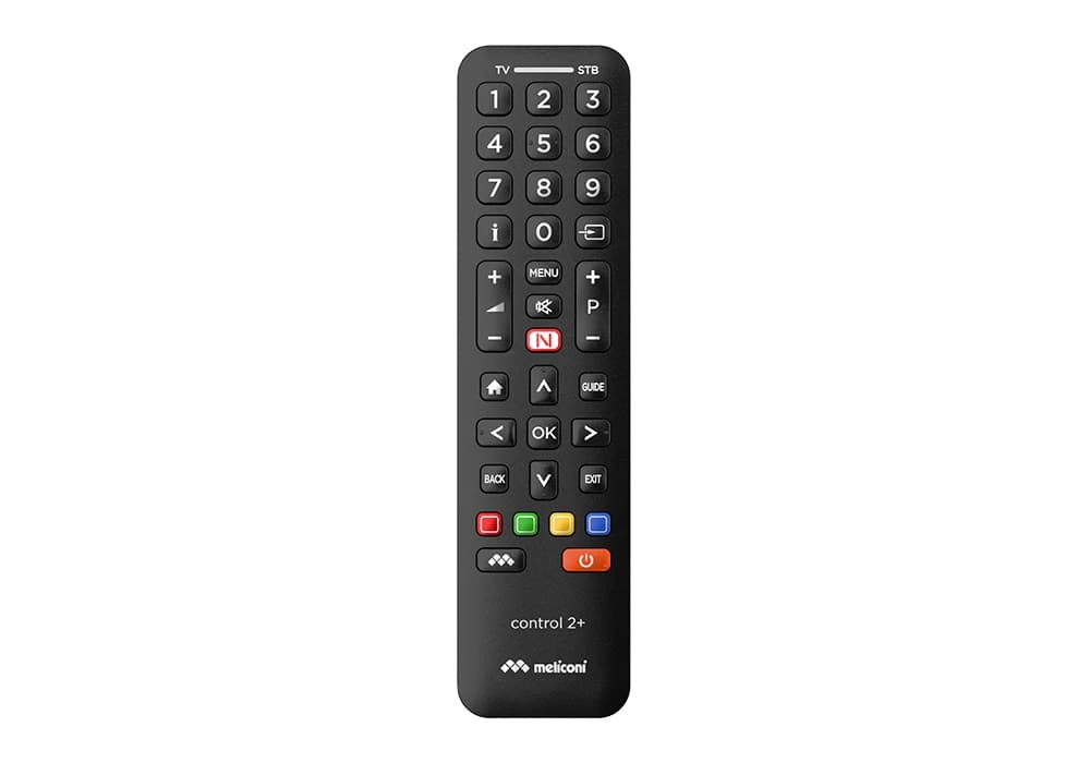 Télécommande Universelle 2en1 pour TV + Décodeur TNT ou Satellite Control 2+ Meliconi (808038) - Image 1