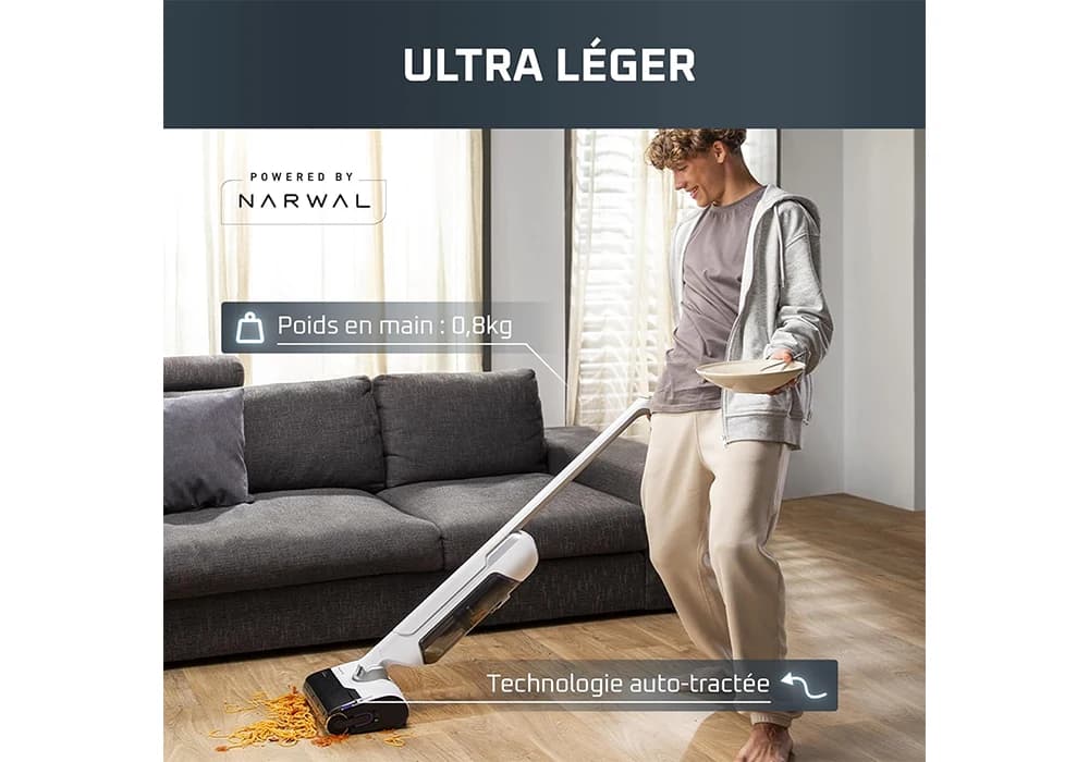 Aspirateur Laveur sans Fil X-Clean 10 Rowenta (GZ7035WO) - Image 4