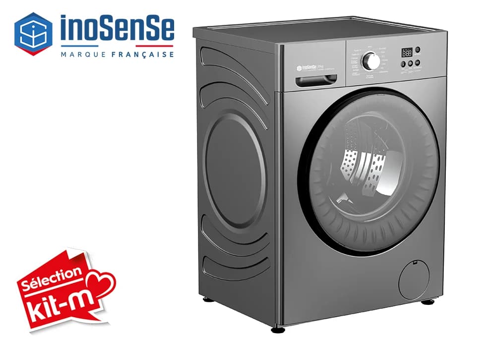 Lave Linge Séchant Inverter Silver 8/5KG InoSense - Image 3