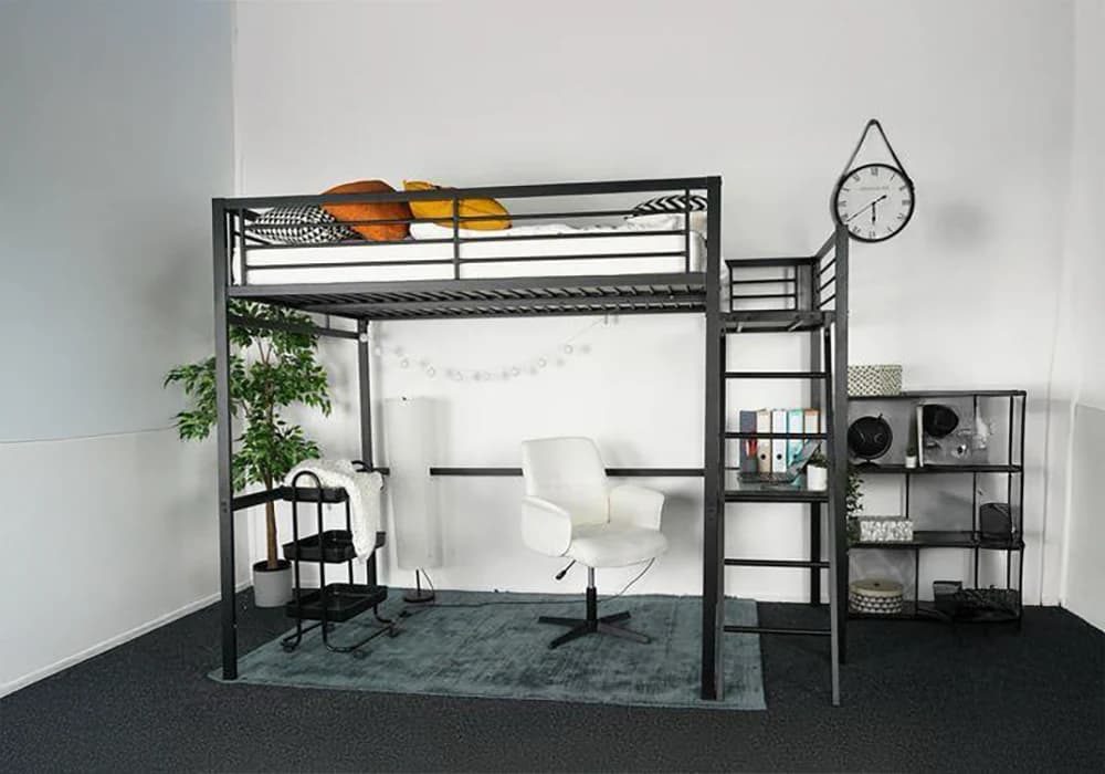 Lit Mezzanine avec Bureau 140x190cm JOZEN - Image 2
