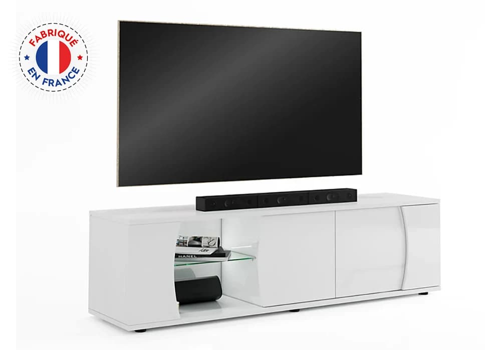 Meuble TV LED 2 Portes (Collection PULP) - Image 2