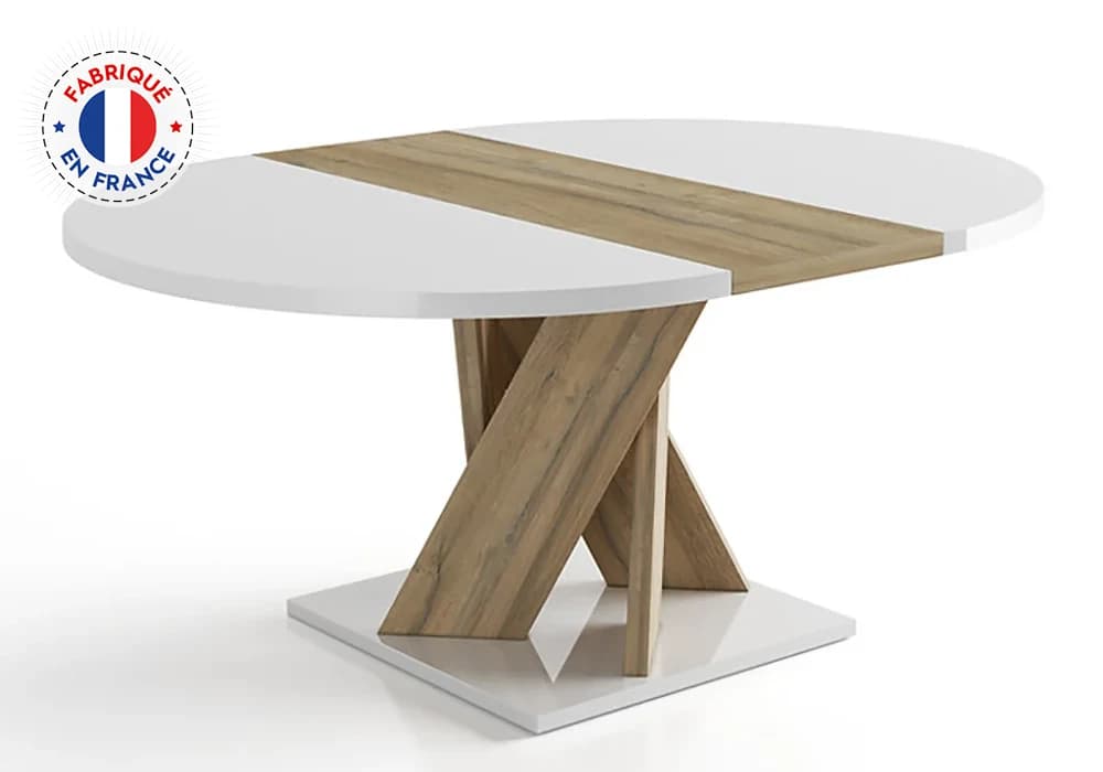 Table Ronde avec 1 Allonge (Collection Castel) - Image 3