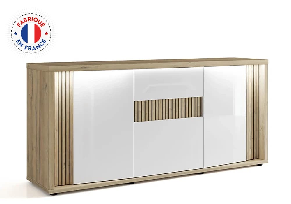 Buffet 3 Portes LED (Collection Castel) - Image 2
