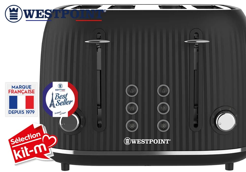 Grille-Pain 4 Fentes ﻿DARKVIBE Line Westpoint (WITH-42325.PN) - Image 2