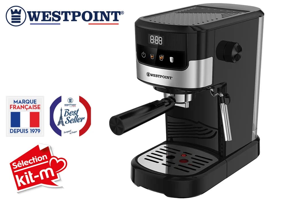 Cafetière Expresso Percolateur DARKVIBE Line Westpoint (WCMD-151125.PDN) - Image 1