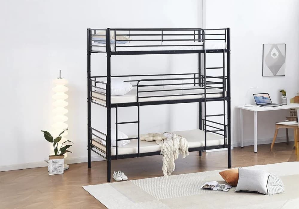Lit Triple 3 Niveaux 90x190cm Elisabeth - Image 1