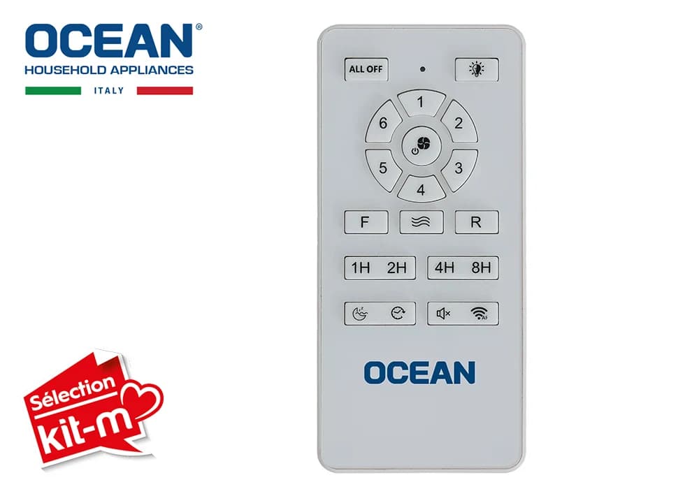 Ventilateur Plafonnier LED avec Pales Rétractables Ocean (OCCFP424DC3LR) - Image 5