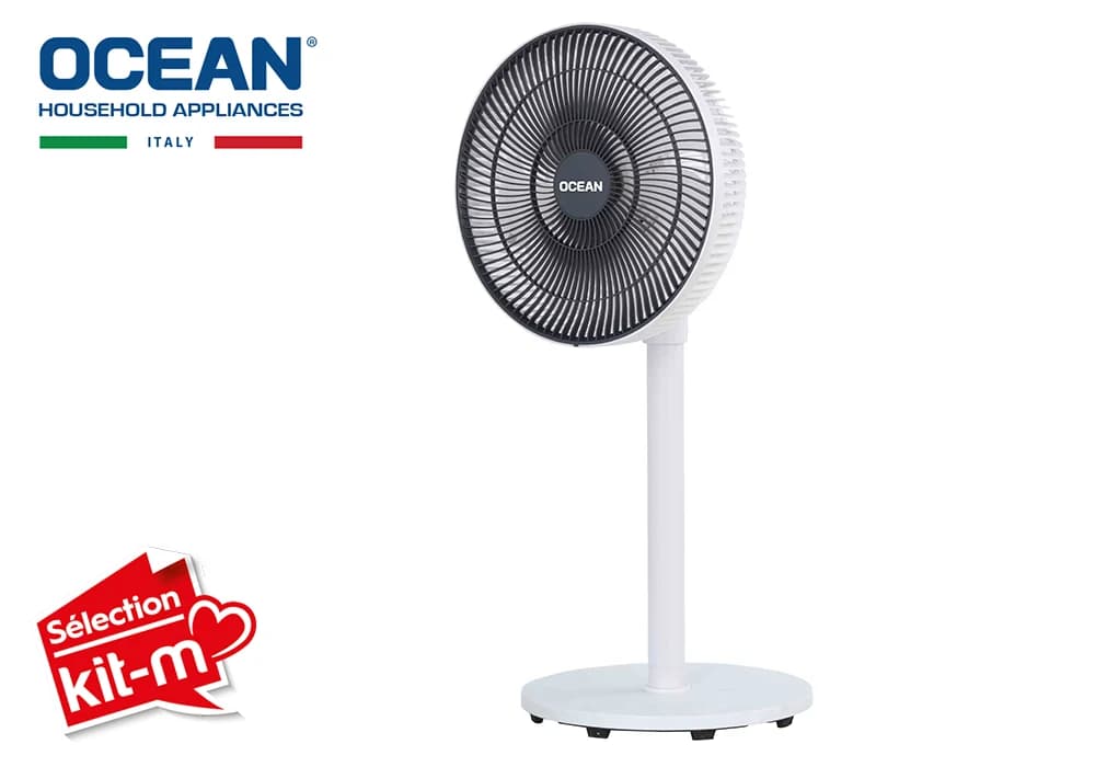 Ventilateur sur Pied & Sol  3en1 12 Pouces Ocean - Image 2