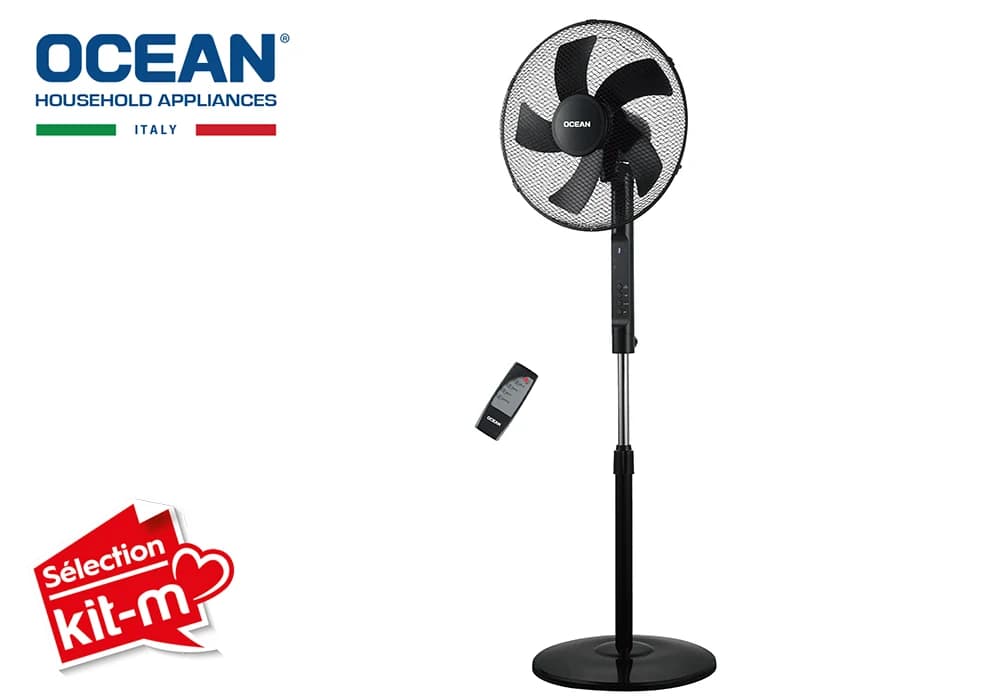 Ventilateur sur Pied avec Télécommande 16 Pouces Ocean - Image 2