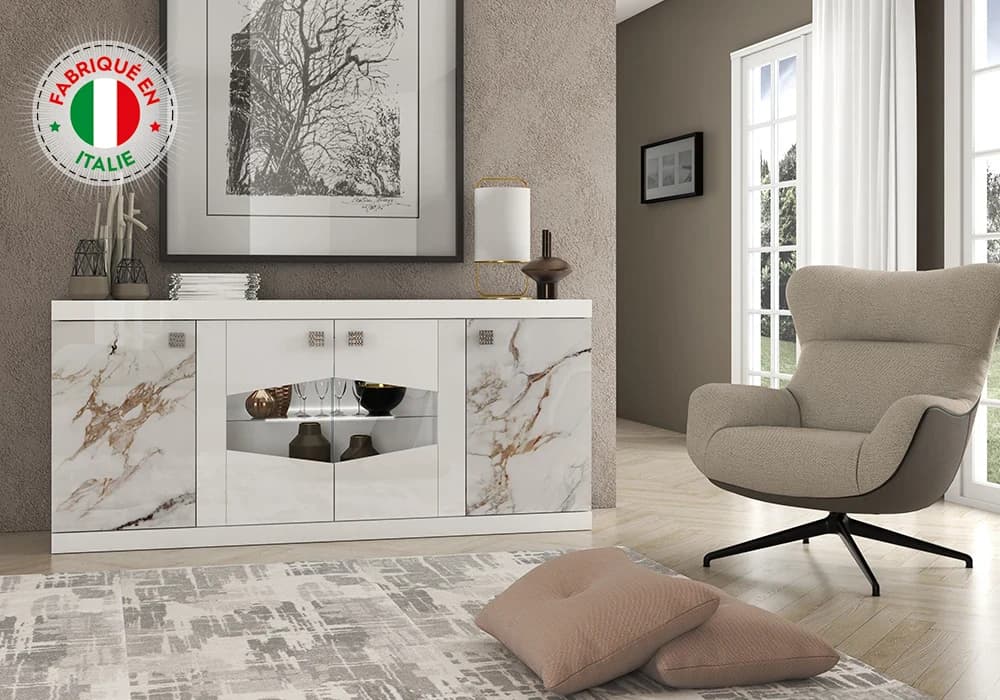 Buffet 4 Portes LED (COLLECTION GALAXY) - Image 1