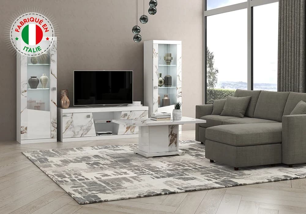 Meuble TV LED 2 Portes (Collection Galaxy) - Image 1