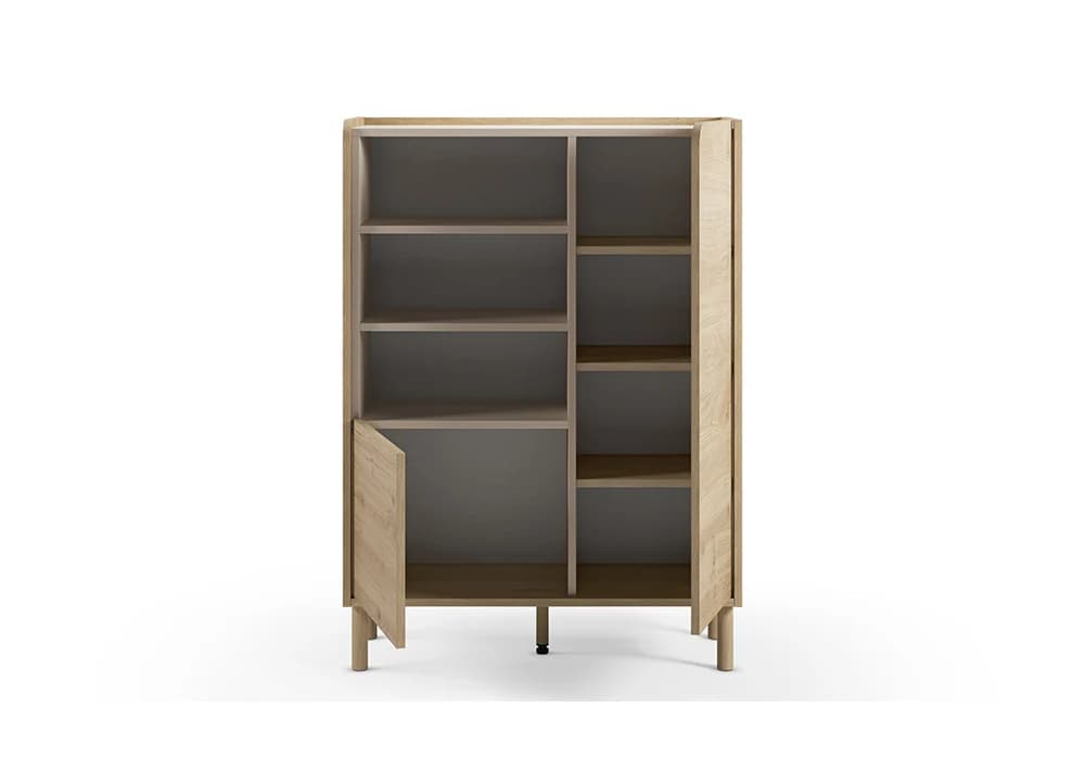 Meuble de Rangement 2 Portes avec Niches (Collection Monza) - Image 2