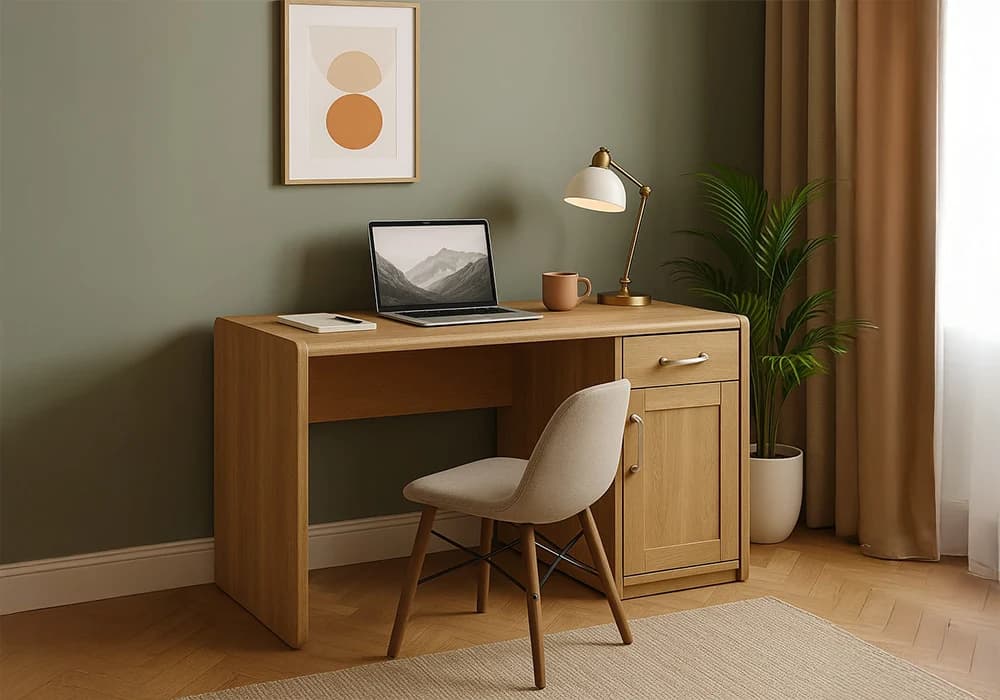 Bureau 1 Porte/ 1 Tiroir (Collection Catherine) - Image 1