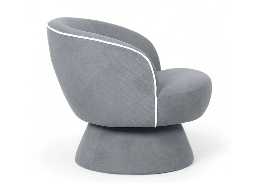 Fauteuil Pivotant Babylon Gris - Image 3