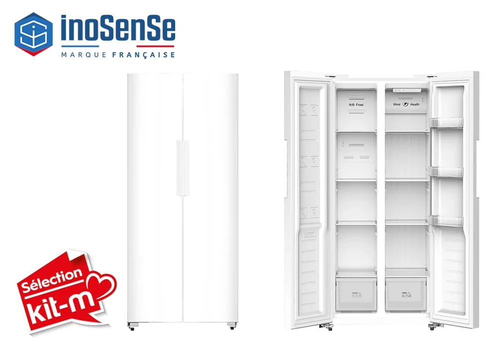 Réfrigérateur Américain 2 Portes InoSense - Image 1