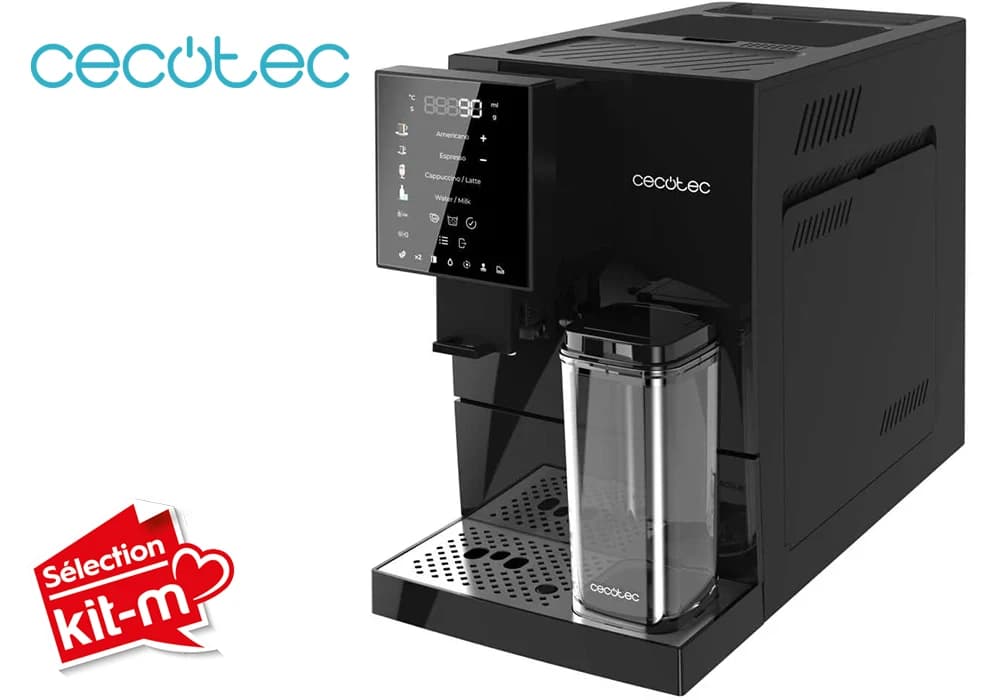 Cafetière Expresso avec Broyeur et Système à Lait Cecotec (01598) - Image 1