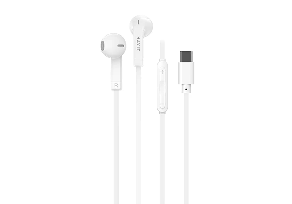 Écouteurs filaires stéréo sport  + microphone Havit (E336C) - Image 1